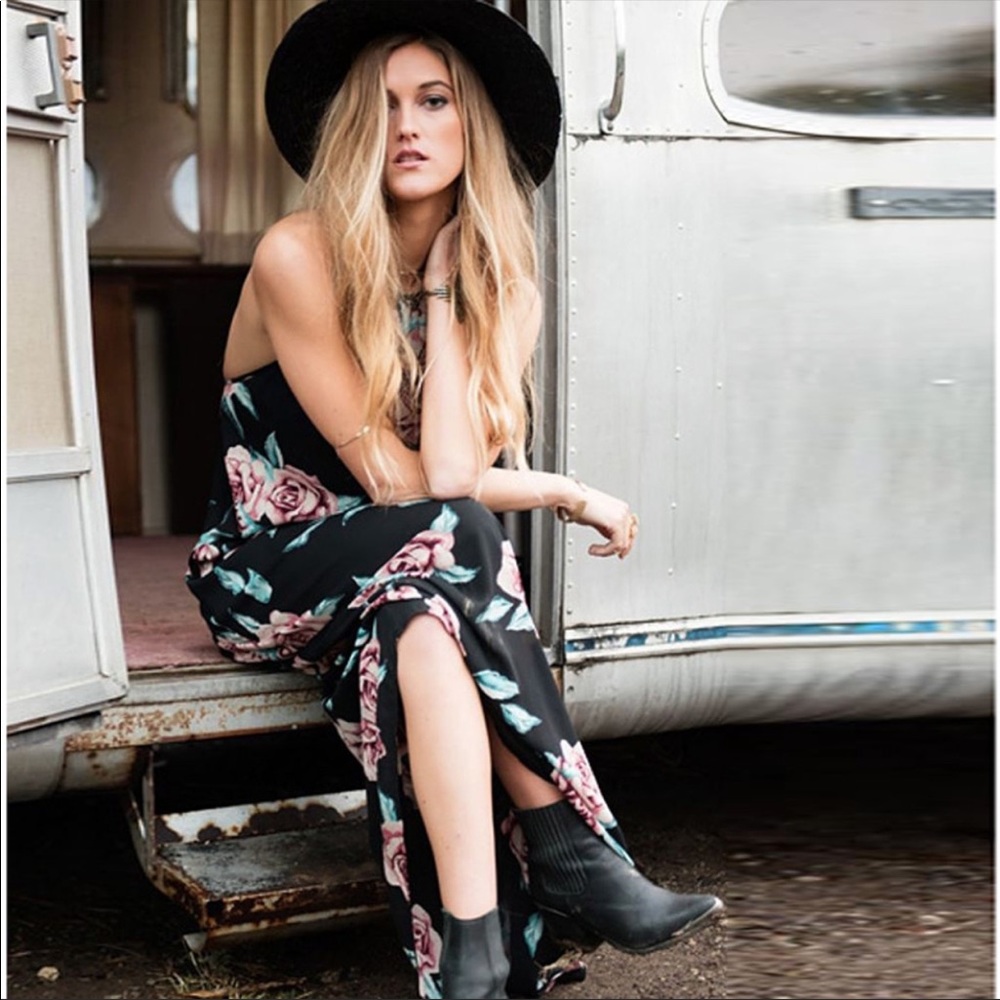 1068 show me your mumu floral maxi dress - Picture 3 of 7
